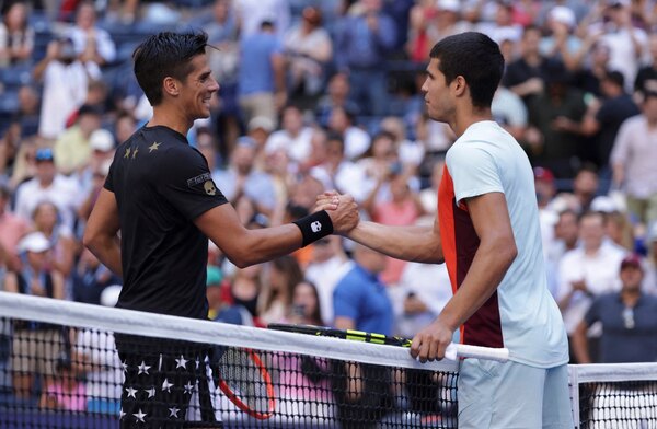 Carlos Alcaraz arrolla al argentino Coria y está en tercera ronda del US Open