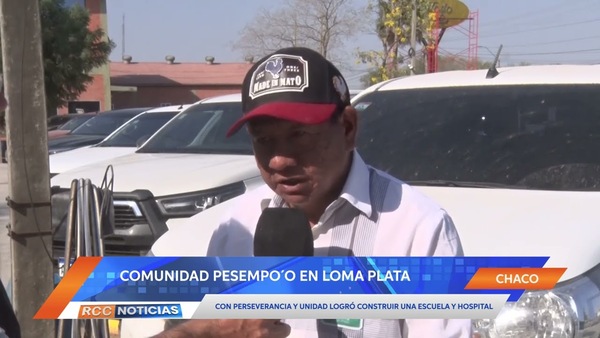 Comunidad Pesempo´o, un ejemplo de unidad y progreso en Loma Plata.