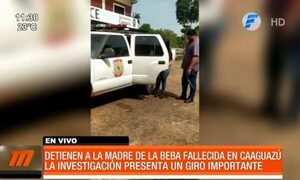 Detienen a la madre de la beba fallecida en Caaguazú - Paraguaype.com