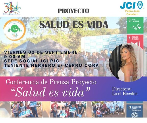 JCI invita para una conferencia de prensa sobre el proyecto "Salud es Vida" - Radio Imperio