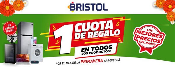 Bristol nuevamente sorprende y otorga 1 cuota de regalo por setiembre - Brand Lab - ABC Color