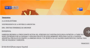 Referentes políticos envían su apoyo a vicepresidente de Argentina | Noticias Paraguay