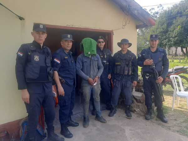 En San Pedro del Paraná capturan a homicida de un hombre en Tomás Romero Pereira