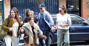La Nación / Matt Damon pasea junto a su familia en Buenos Aires