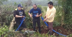 Senasa asiste con conexiones para agua potable a más de 600 pobladores de Mbuyapey
