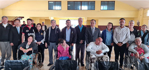Presidente Franco se beneficia con la donación de 20 sillas de ruedas por parte de Taiwán | DIARIO PRIMERA PLANA