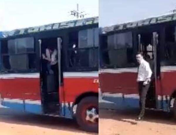 Crónica / [VIDEO] Por grabar a un "Toreto", el chofer lo echó a patadas del micro