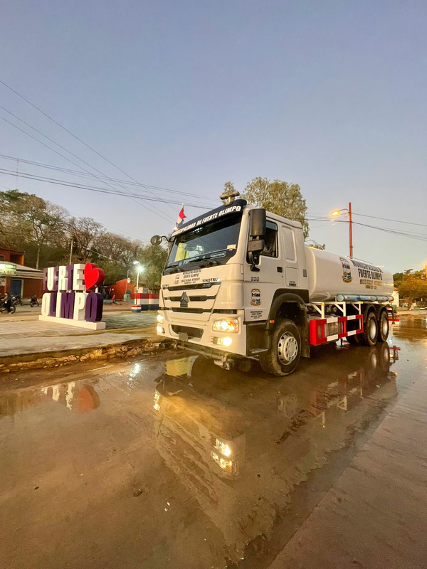 TIMBO entregó un SINOTRUK HOWO 336 al Municipio de Fuerte Olimpo