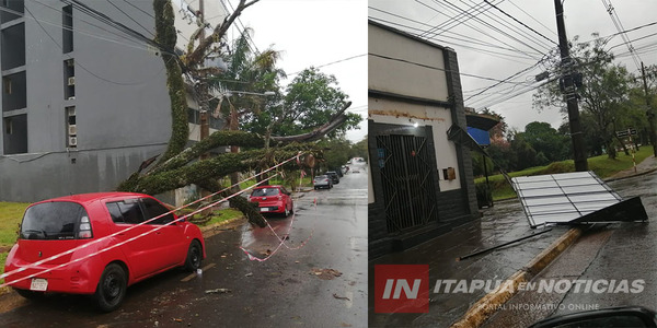 VARIOS SECTORES DEL DEPARTAMENTO QUEDARON SIN ENERGÍA TRAS TEMPORAL