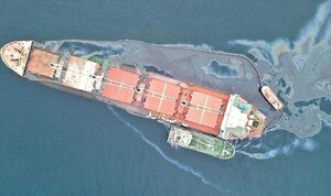 El vertido de aceite de un buque accidentado en Gibraltar alcanzó a la costa española - Megacadena — Últimas Noticias de Paraguay
