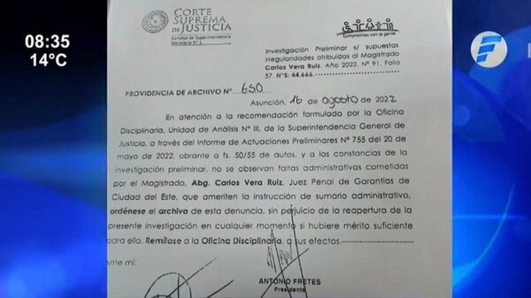 Corte Suprema blanquea a juez que otorgó hábeas corpus a supuesto narco | Noticias Paraguay