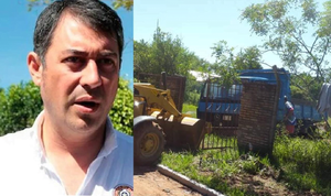 Intendente Hamy Chávez no quiere respetar la orden judicial de desalojo de un terreno - Noticiero Paraguay