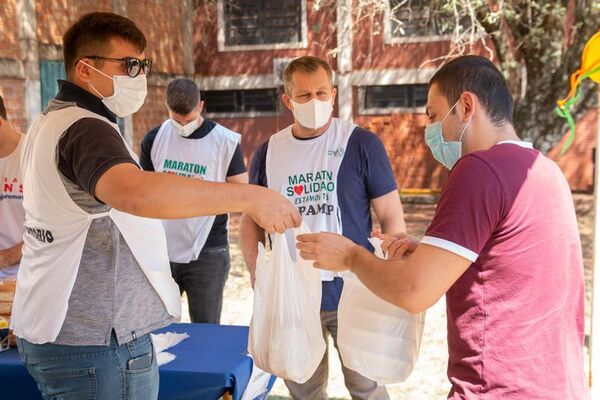 Todo listo para la tallarinada solidaria de Apamap - ABC en el Este - ABC Color