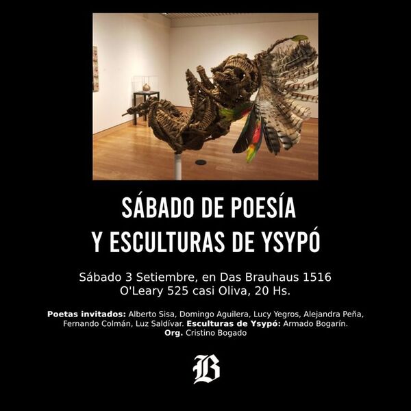 Sábado de Poesía y Esculturas de Ysypó en Das Brauhaus - Literatura - ABC Color