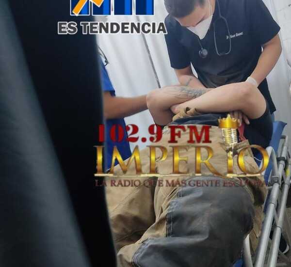 Bombero fue herido con piedra por un curioso cuando combatía incendio de vivienda - Radio Imperio