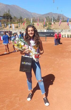Tenis: Delmás, campeona en Chile - Polideportivo - ABC Color