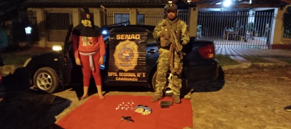 Detienen a mujer que traficaba cocaína y crack en Coronel Oviedo | 1000 Noticias