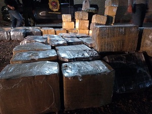 Interceptan camión que transportaba marihuana entre postes de madera | 1000 Noticias