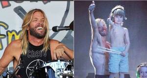 Crónica / [VIDEO] Para llorar: hijo de Taylor Hawkins lo homenajeó tocando la batería junto a Foo Fighters