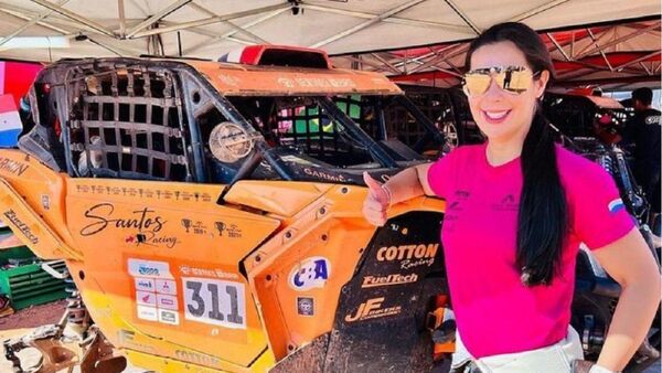 Mirna Pereira se convirtió en corredora de rally