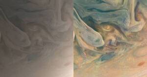 La Nación / La misión Juno de la NASA revela los colores “complejos” de Júpiter