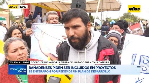 Bañadenses piden ser incluidos en proyectos - ABC Noticias - ABC Color