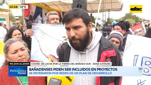 Bañadenses piden ser incluidos en proyectos  - ABC Noticias - ABC Color