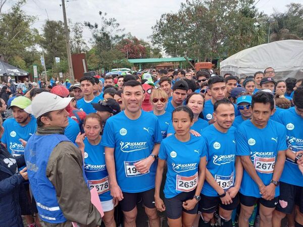 Vibrante evento pedestre en el Kamby Running - Polideportivo - ABC Color