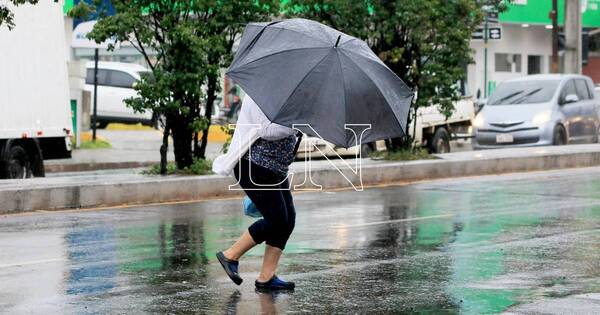 La Nación / Anuncian lunes con lluvias dispersas que persistirían en algunas zonas del país