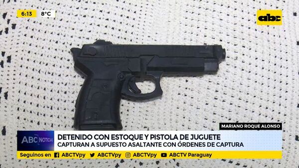 Detenido con estoque y pistola de juguete - ABC Noticias - ABC Color