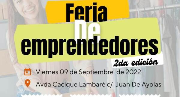 Asimcopar auspicia feria de emprendedores en Lambaré este viernes 9