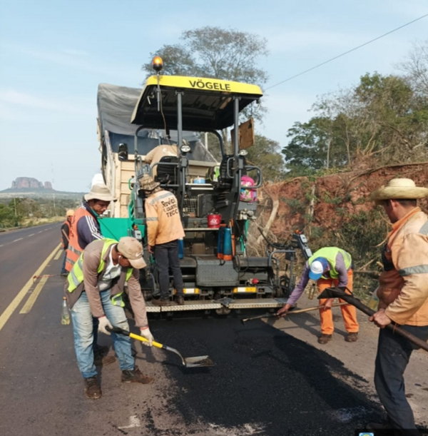 Rehabilitación del tramo Azotey — Pedro Juan Caballero llega al 90% de avance ejecutado - .::Agencia IP::.