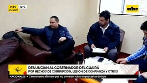 Denuncian al gobernador del Guairá - ABC Noticias - ABC Color