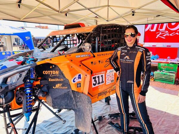 Mirna Pereira, de copiloto en un rally de Brasil - Gente - ABC Color