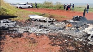 Avioneta boliviana se incendió en Yhú | Noticias Paraguay