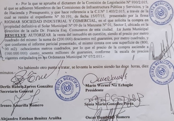 Funcionarios municipales que ningunearon a la Junta Municipal arreglaron su situación entre 4 paredes - Radio Imperio