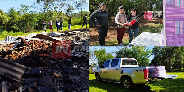 GOBERNACIÓN LLEGÓ CON ASISTENCIA A FAMILIAS DAMNIFICADAS
