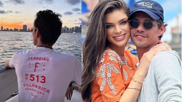 Marc se puso una remera dedicada a Nadia