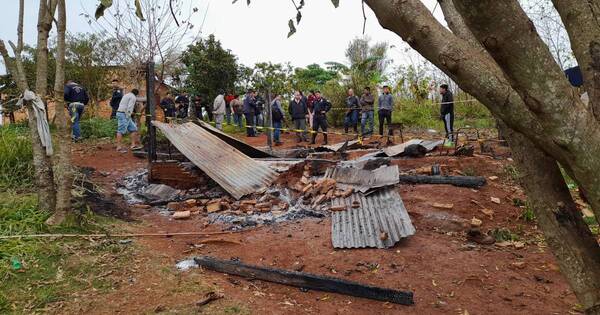 La Nación / Encuentran el cuerpo calcinado de un hombre junto a su casita incendiada en Minga Guazú