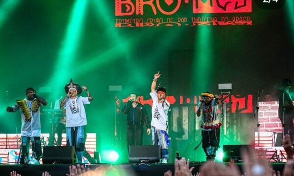 Grupo de rap indígena hace historia en Rock in Rio con el guaraní