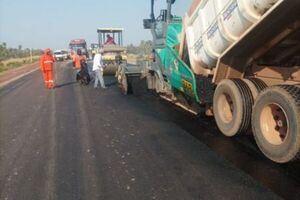 Según el MOPC, el tramo Pozo Colorado – Concepción alcanza 82,5% de avance