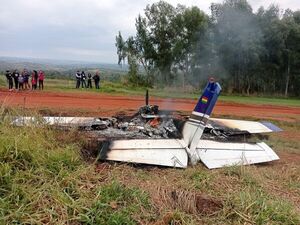 Hallan una posible narcoavioneta incinerada en Araújo Cue - Periodísticamente - ABC Color