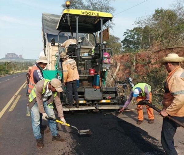 Rehabilitación del tramo Azotey — Pedro Juan Caballero llega al 90% de avance ejecutado