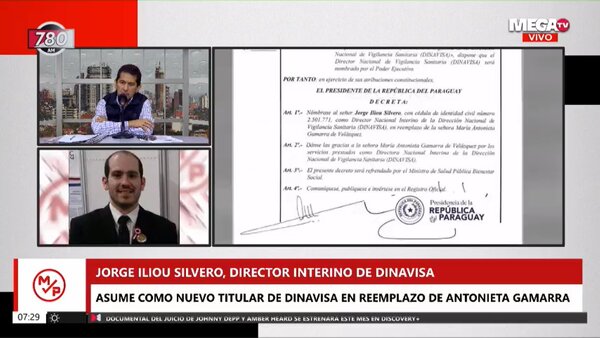 Nuevo director de DINAVISA: "Vamos a continuar con el trabajo de fortalecimiento institucional" - Megacadena — Últimas Noticias de Paraguay