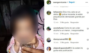 Vicente “Jakare” Saenger muestra en Instagram a una bebé tomando alcohol - OviedoPress