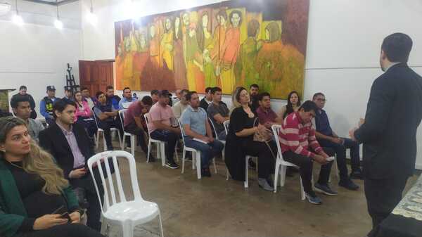 Conductores de plataformas son capacitados en marco a los Juegos ODESUR 2022