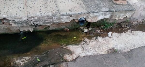 Agua servida y olores nauseabundos en Lambaré - Crónicas Ciudadanas - ABC Color