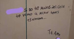 La Nación / Denuncian supuesta amenaza contra alumna en un colegio de Minga Guazú