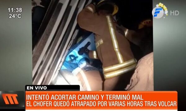Intentó acortar camino y terminó mal | Telefuturo