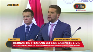 Hernán Huttemann anuncia cambios en el Gabinete - C9N